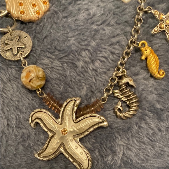 Chico's Gold Modern Layered Necklace - Picture 4 of 7